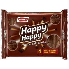 Parle Happy Happy Choco-Chip Cookies - Delicious & Crispy - 400 gm