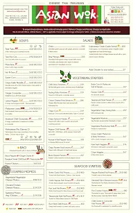 Asian Wok menu 1