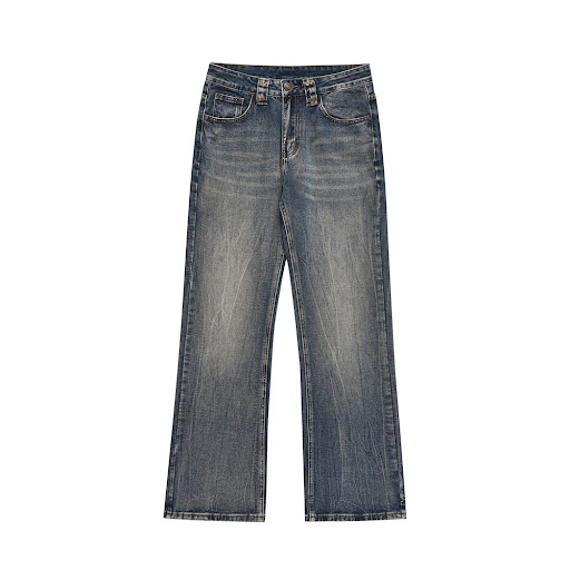 Title 8, Washed Denim Trousers Mens Loose Casual. Exper...