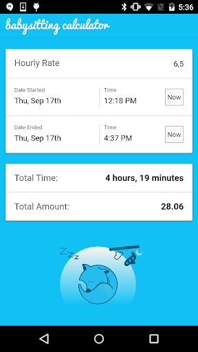 Babysitting Calculator