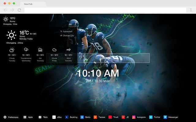 seattle seahawks New Tabs HD Football Themes