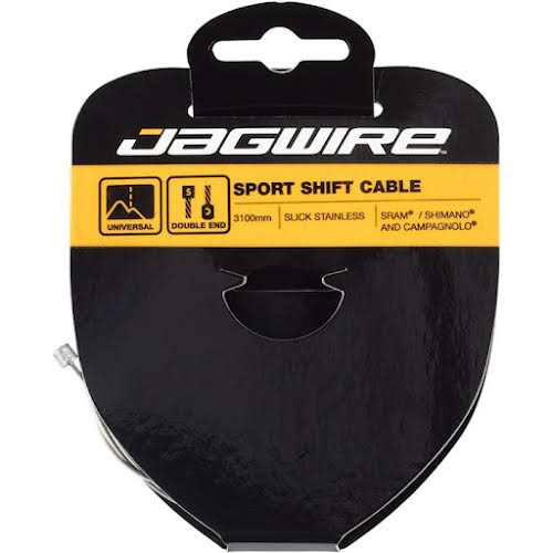 Jagwire Slick Stainless Derailleur Wire, 3100mm, Shim and Campy