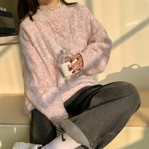 Title 3, Twist Sweater Womens New Pullover Loose Outer ...