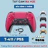 Tay Cầm Ps5 / T411, Không Cần Cài Đặt, Tay Cầm Chơi Game Không Dây Bluetooth Cho Window, Playstation, Điện Thoại, Switch