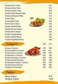 The Arabian Grill menu 7