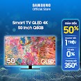 [Shopee Voucher Elss1725 Giảm 8% Cap 2Tr] Smart Tivi Qled Samsung 4K 50 Inch Qa50Q80Bakxxv - Miễn Phí Lắp Đặt