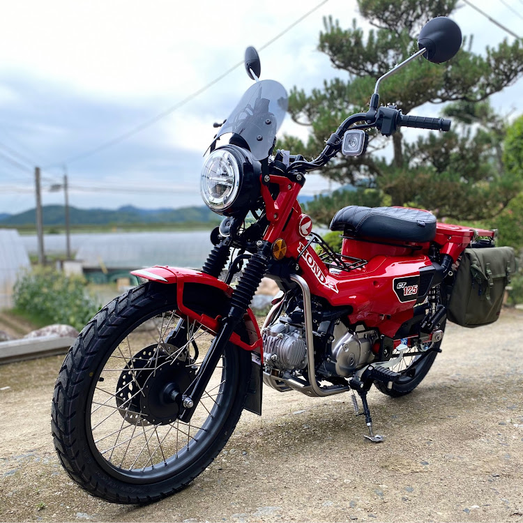 yuji_nさんが投稿したCT125・CT125ハンターカブ・バイク・バイクも好きに関するカスタム事例の投稿画像1枚目