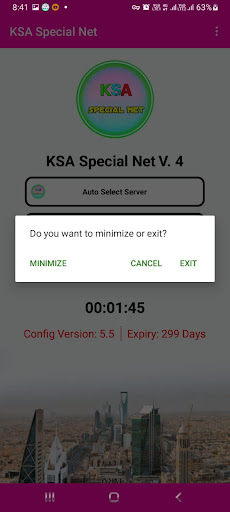 Screenshot KSA Special Net