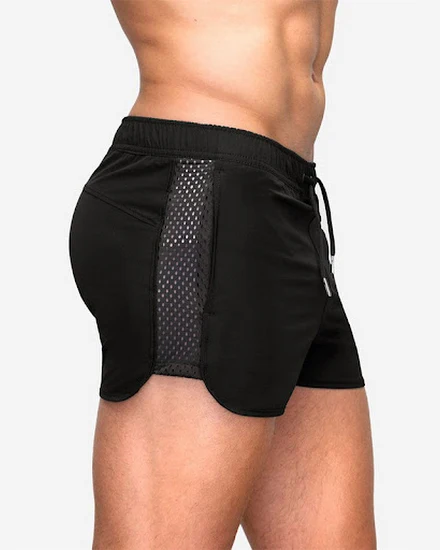 Summer New Fashion Men Shorts Mesh Breathable Quick Dry S... - 2