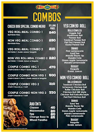 Roll Baby Roll menu 1