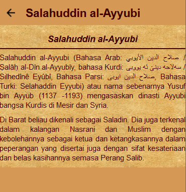 Kisah Salahuddin Ayubi