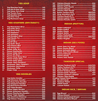 Temptation Family Restaurant menu 1