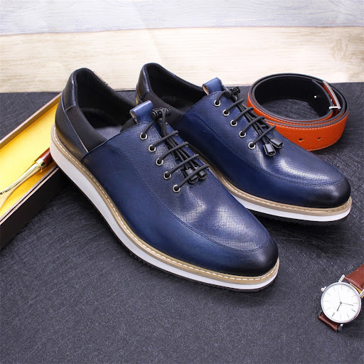 Title 2, Mens casual breathable low-top lace-up fashion...