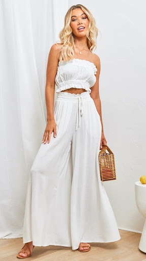 Title 7, Spring and Summer Casual Wide-leg Trousers, Pop...