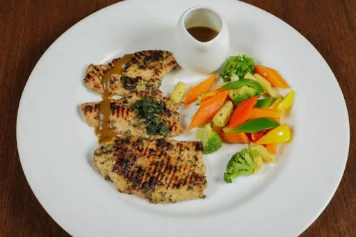 Green Herbed Chicken Steak