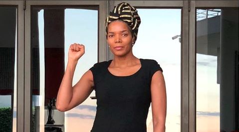 Connie Ferguson can box!