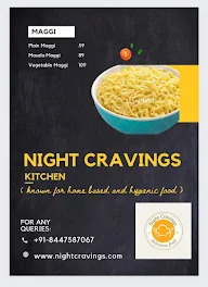 Night Cravings menu 1