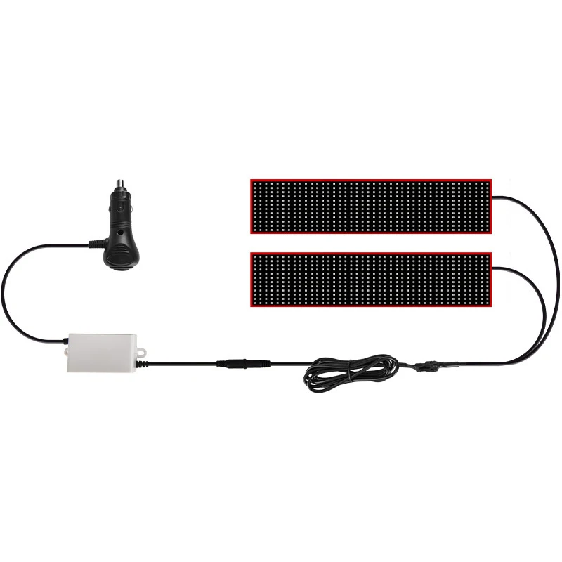 LED Flexible Screen Car Interior Light Illuminate your car's interior with vibrant, customizable colors. Easy installati