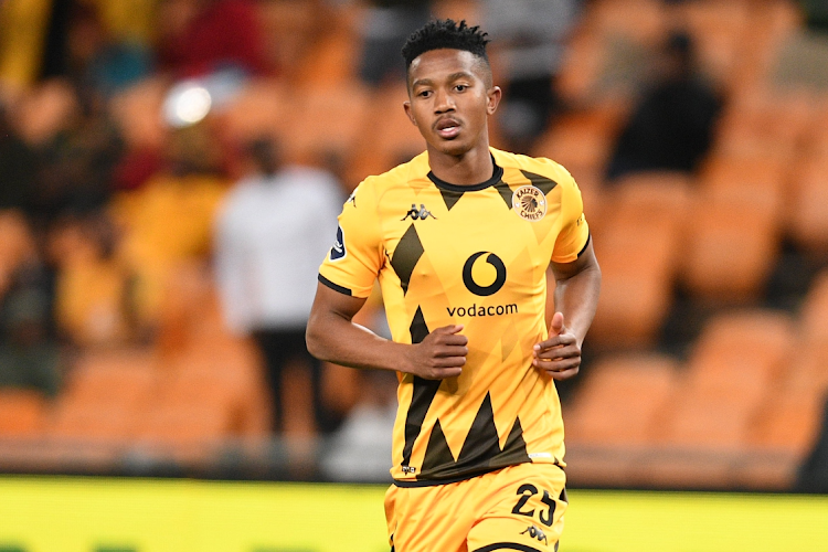 Kaizer Chiefs defender Given Msimango during the DStv Premiership match against AmaZulu FC at FNB Stadium on August 26 2023.