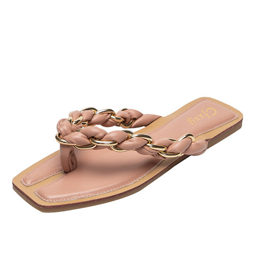 Title 5, Plus Size Womens Beach Flat Sandals, Comfortab...