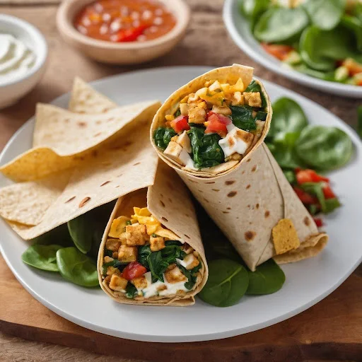 Exotic Veggies Tofu Wrap