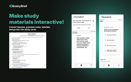 BrainyBrief: Flashcard screenshot 3