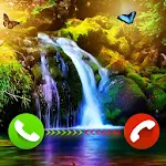 Cover Image of Tải xuống Waterfall Caller Screen with Flashlight on call 1.0.1 APK