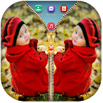 Cover Image of Download Cute Baby Zipper Lock Screen 1.0.1 APK