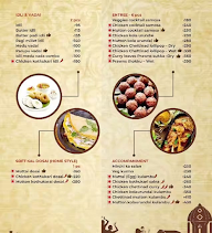 Chettinad Tiffun menu 1