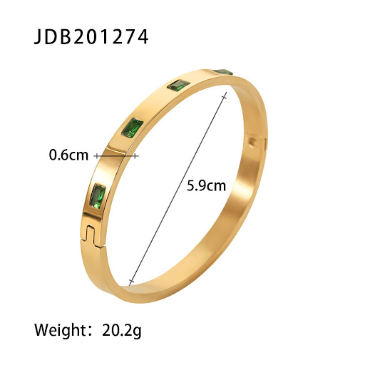 Title 12, Fashionable and versatile gold-plated stainless...