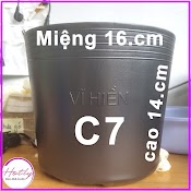 50 Chậu Nhựa C7 16X13Cm Trồng Cây Ăn Trái Và Hoabền 10 Năm - 77210