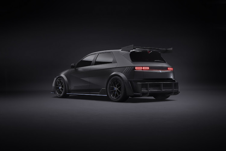 The NPX1 looks racetrack-ready with its rear diffuser and giant wing. Picture: SUPPLIED