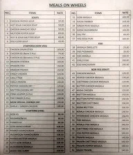 Meals on Wheels menu 1