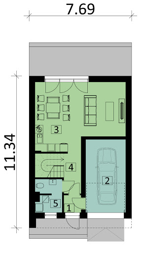 Ka67 S - Rzut parteru