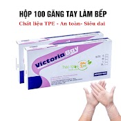 Găng Tay Nấu Ăn Làm Bếp Siêu Dai Victoria Bay Chất Liệu Tpe Không Mùi Chống Nhăn