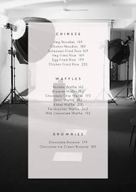 TRV Studio X Cafe menu 4