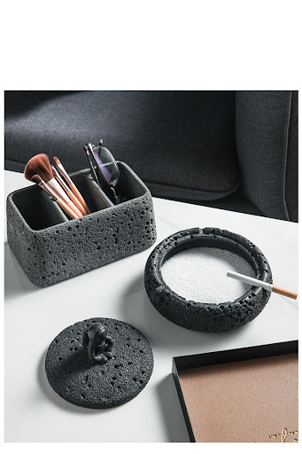 Title 8, Cement Astronaut Ashtray with Cover. Keep ash c...