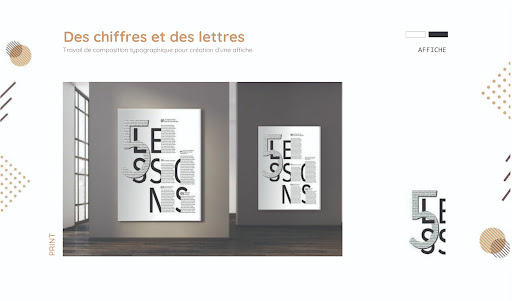 AFFICHE TYPOGRAPHIQUE