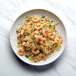 Shrimp Scampi Linguine - Cafe