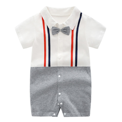 Title 8, Stylish Baby Boy Summer One-piece Clothes. Comf...