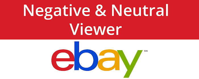 eBay™ Negative & Neutral Feedback Viewer marquee promo image