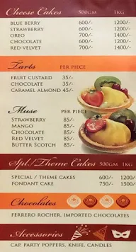 FNP Cakes N More menu 3