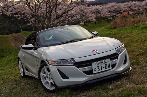 S660 のs660タイプr仕様 桜と愛車 縁とタイミングは大事に関するカスタム メンテナンスの投稿画像 車のカスタム情報はcartune