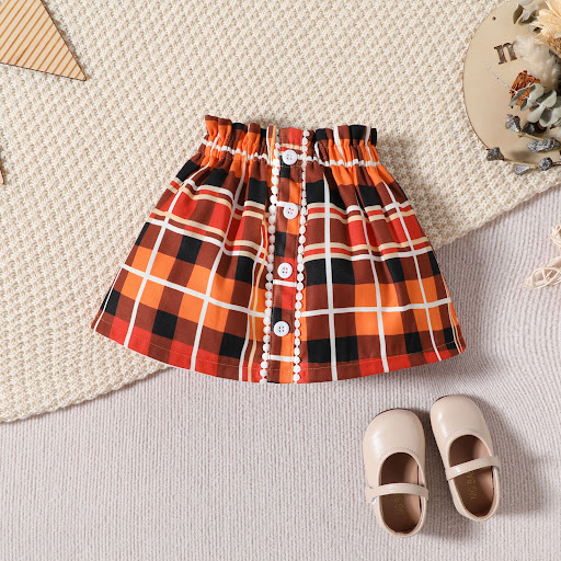 Title 6, Childrens Thanksgiving Letter Plaid Printed Sw...