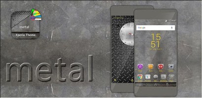 metal | Xperia™ Theme Screenshot