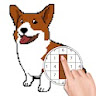 Dog Pixel Art Paint by Numbers icon