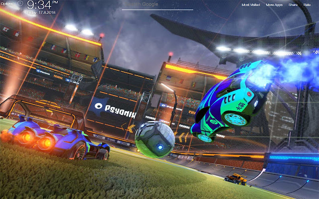 Rocket League Game Wallpapers FullHD New Tab