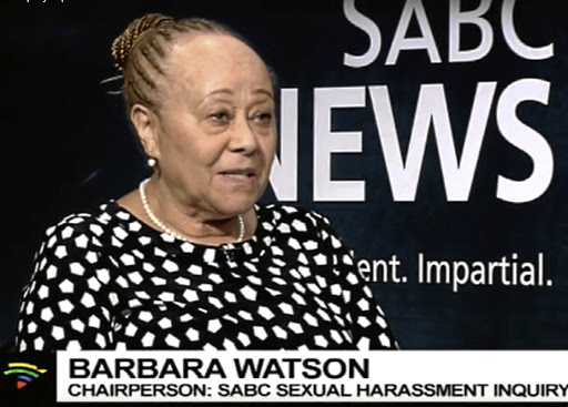 Barbara Watson chaired the inquiry into sexual harassment at the SABC.