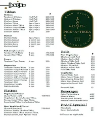 Pick-A-Tikka menu 1