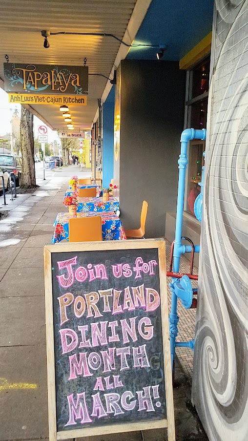 Portland Dining Month at Tapalaya PDX for March 2019